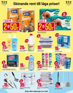 ÖoB erbjudanden - Förhandsvisning av reklamblad från butik ÖoB aktuell från 24/08/2026 | Sida: 8 | Produkter: WC-block, Hushållspapper, Handskar, Tvättmaskin