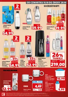 Náhled letáku Kaufland Polsko leták - Mocny start od 19.10.2026 | Strana: 31 | Produkty: Mango, Sodastream, Karty, Cola