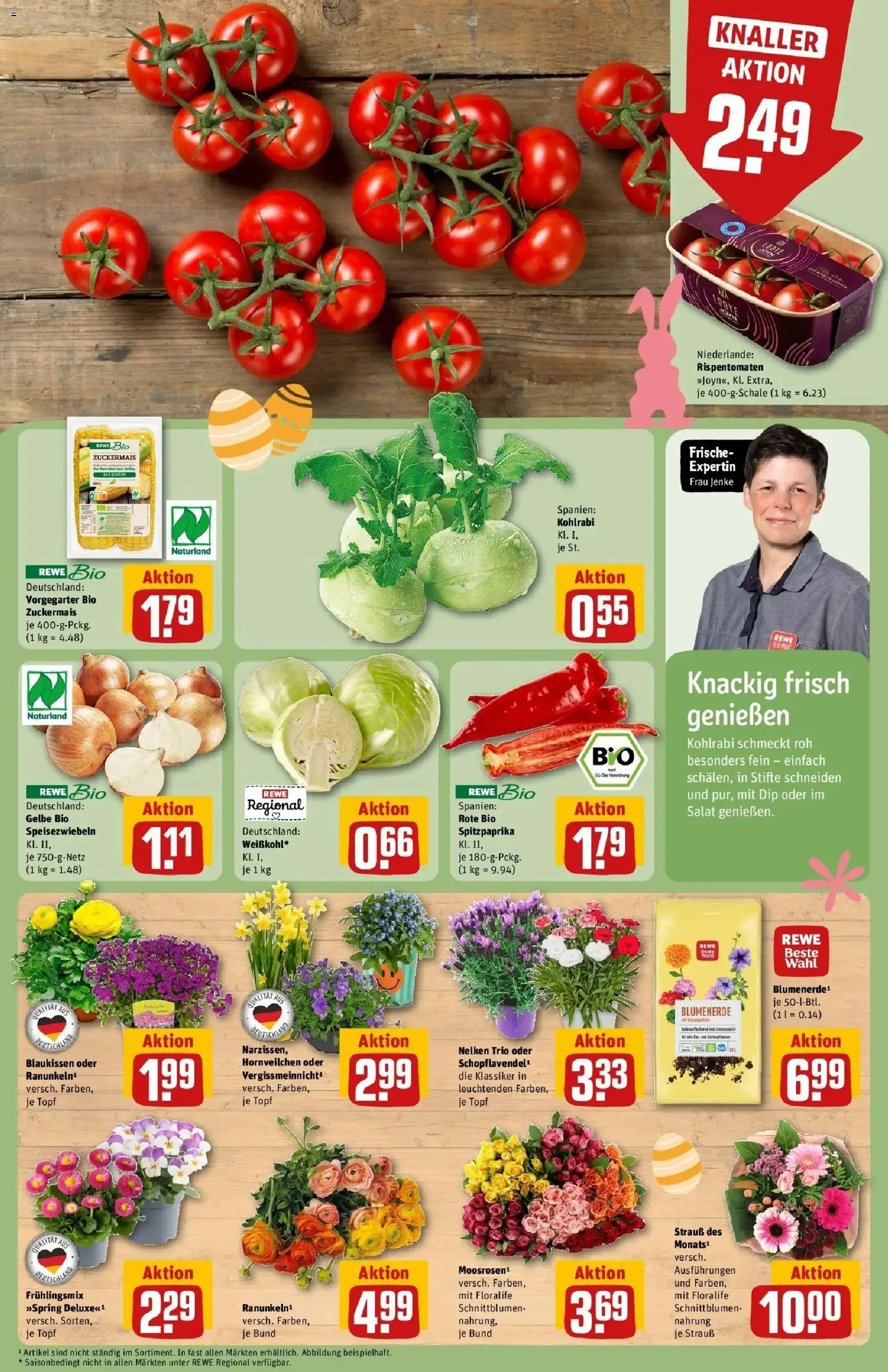 Rewe Prospekt Zülpich	 – gültig ab 23.03.2026 | Seite: 9 | Produkte: Kohlrabi, Blumenerde, Salat