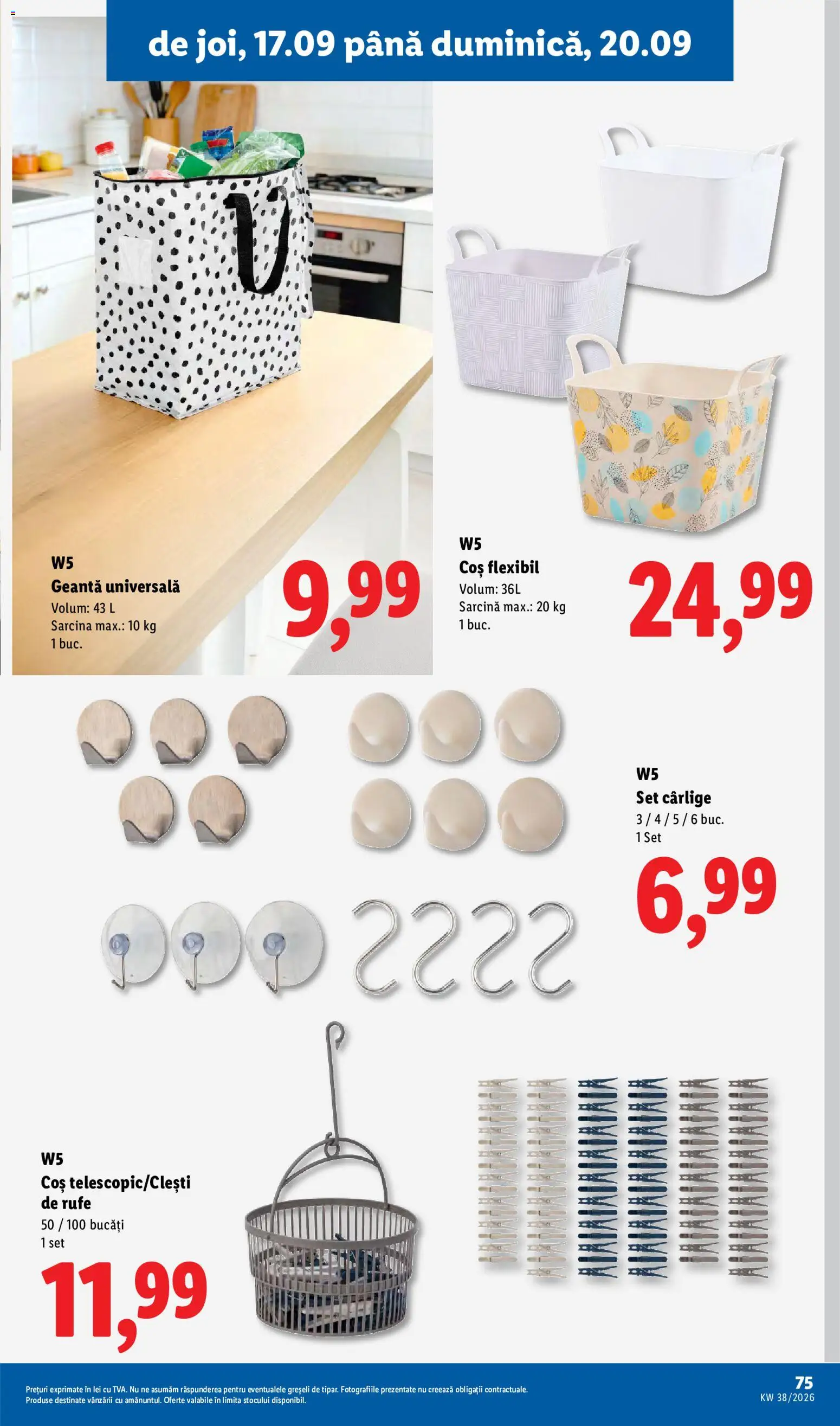 Noul catalog Lidl – valabil de la 14.09.2026 | Pagină: 75