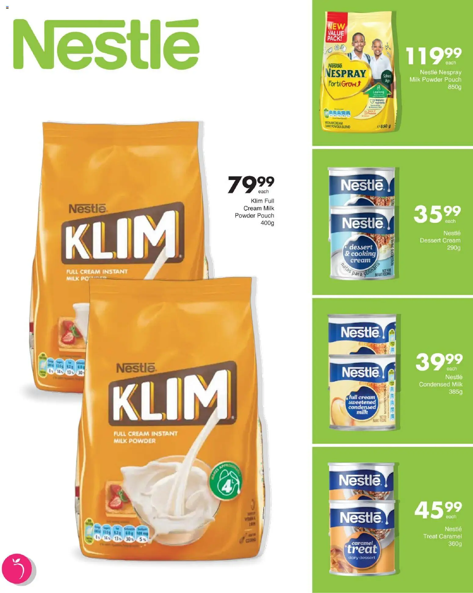 New Save catalogue – valid from 27/08/2026 | Page: 31 | Products: Milk, Powder, Cream, Caramel
