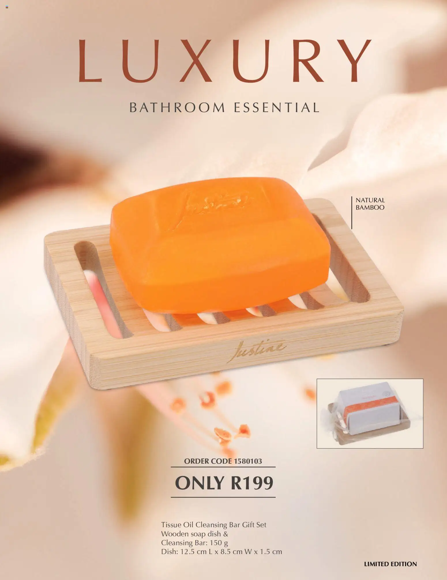 New Justine catalogue – valid from 15/09/2026 | Page: 9 | Products: Tissue oil, Oil, Soap