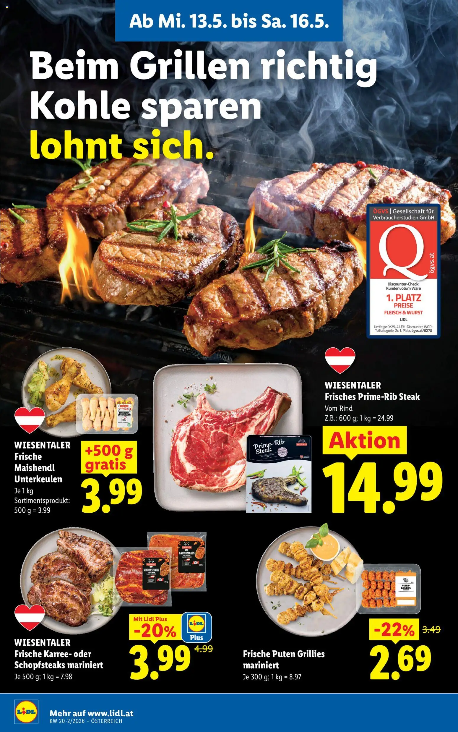 Lidl Flugblatt - Altenmarkt im Pongau, St. Johann im Pongau, Zell am See gültig ab 13.05.2026 | Seite: 8 | Produkte: Wurst