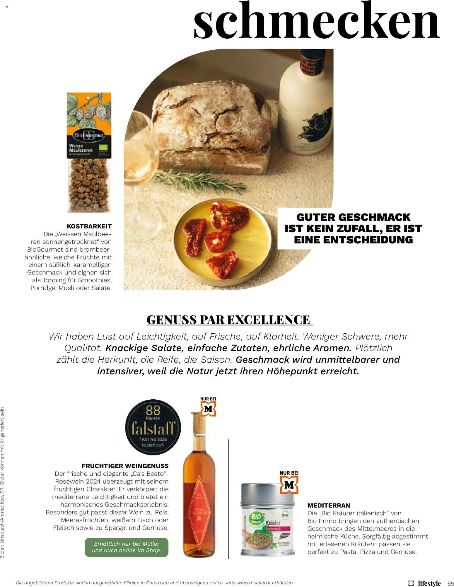 Müller Magazine Lifestyle 4/26 gültig ab 14.07.2026 | Seite: 65