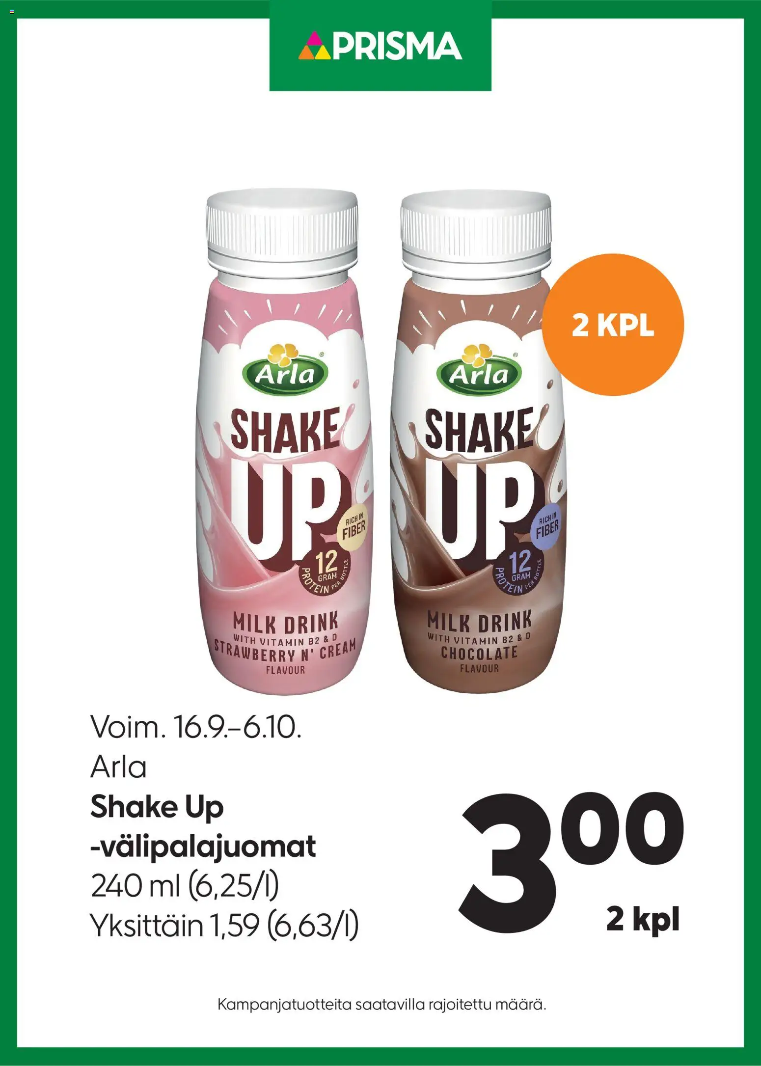 Prisma - Arla – voimassa 16/09/2026 alkaen | Sivu: 1