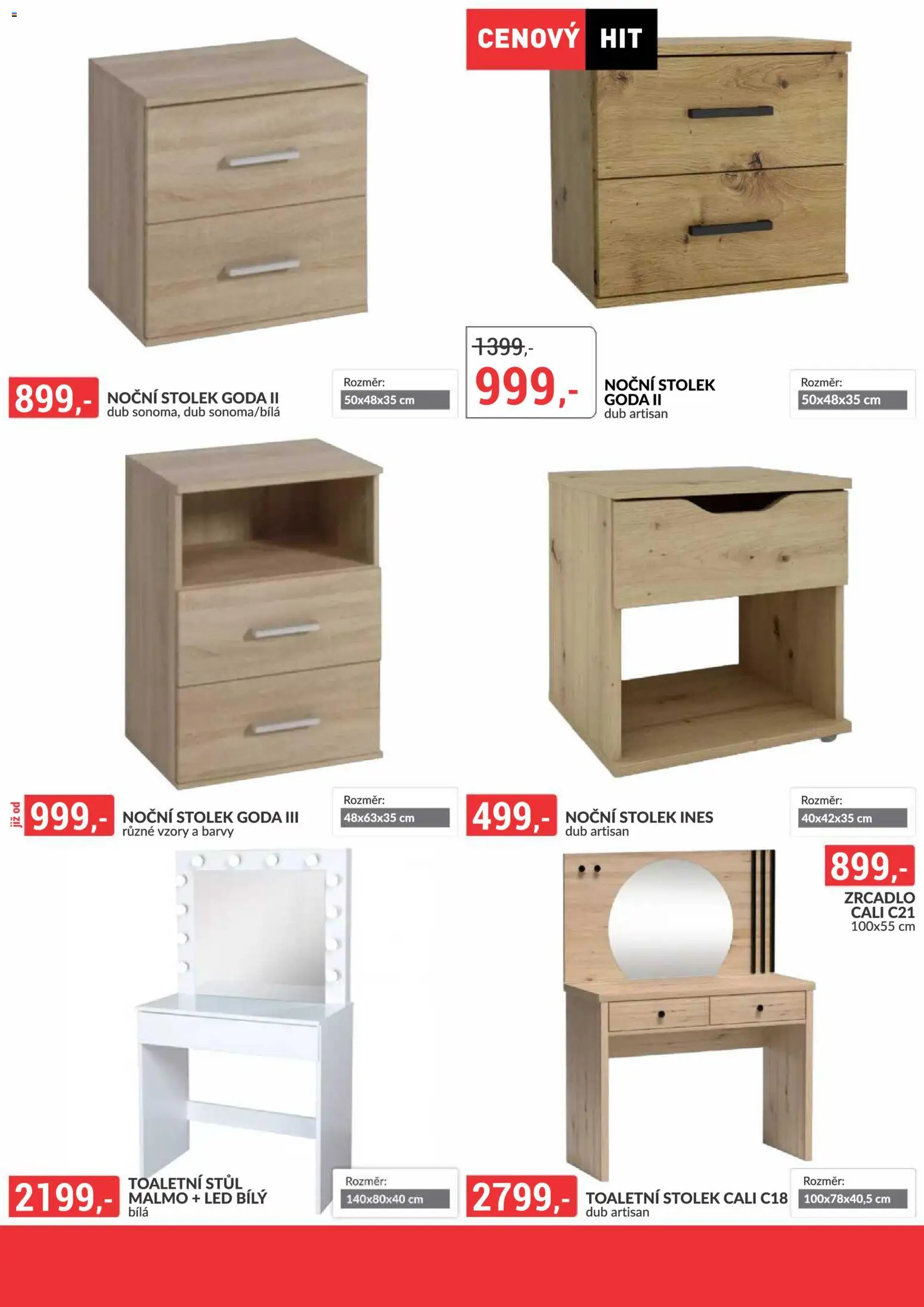 BAUMAX leták - Zaridte si bydlení podle sebe – vybírejte z tisícu produktu! od 01.11.2026 | Strana: 86 | Produkty: Stolek, Zrcadlo, Barvy, LED