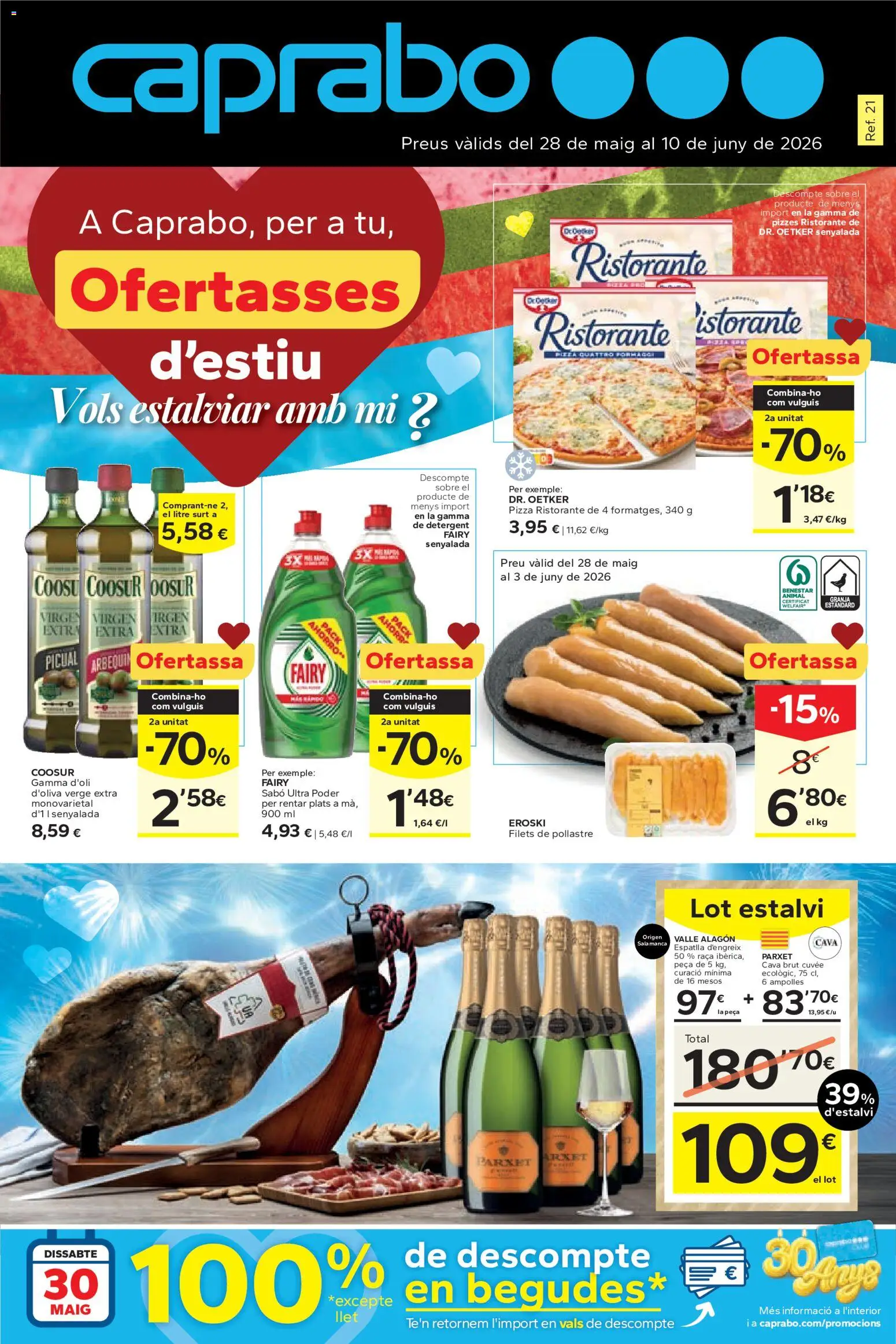 Caprabo folleto │ válido desde el 28.05.2026 | Página: 1 | Productos: Pizza