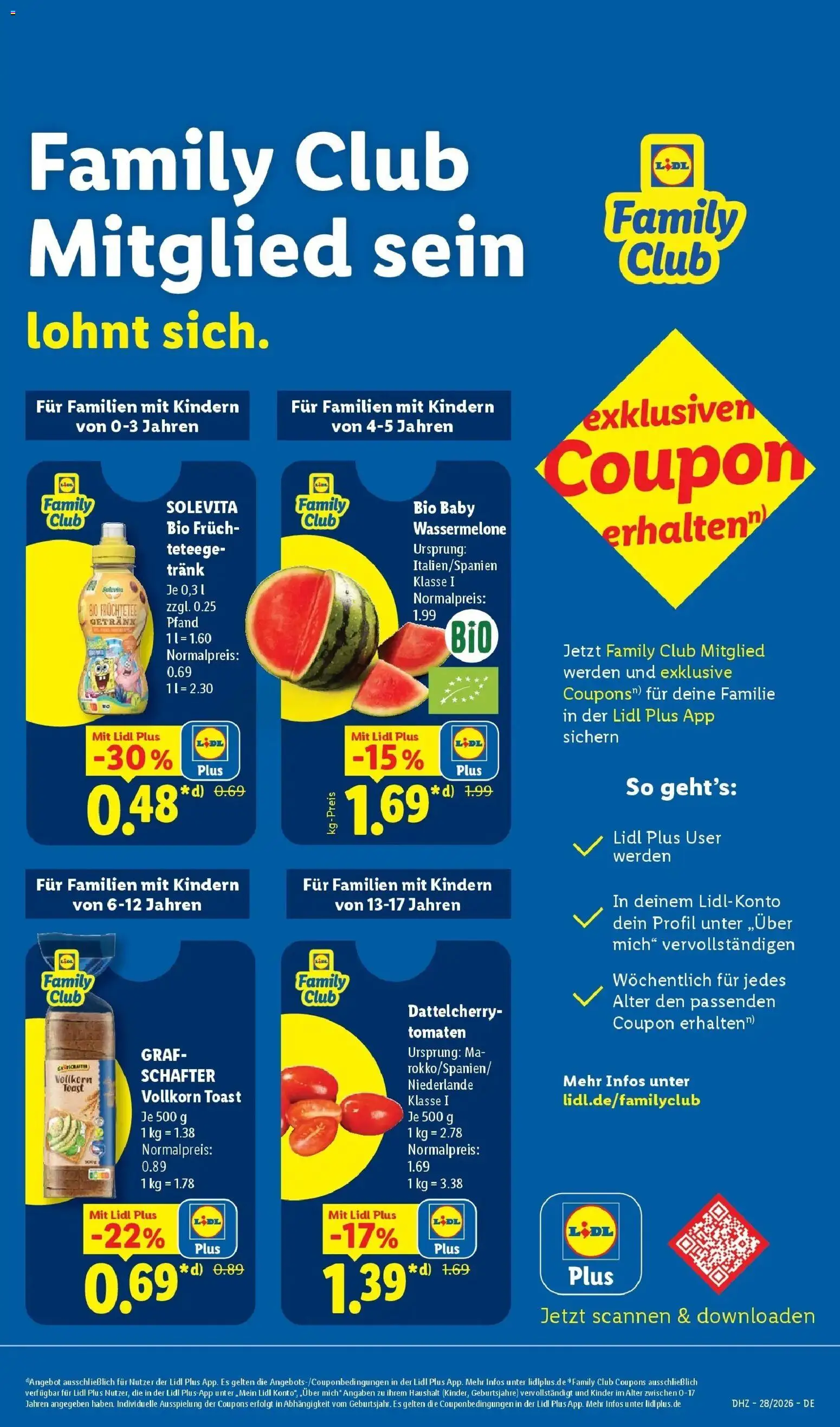 Lidl Prospekt Villingen-schwenningen – gültig ab 06.07.2026 | Seite: 53 | Produkte: Toast, Tomaten, Wassermelone, Tee