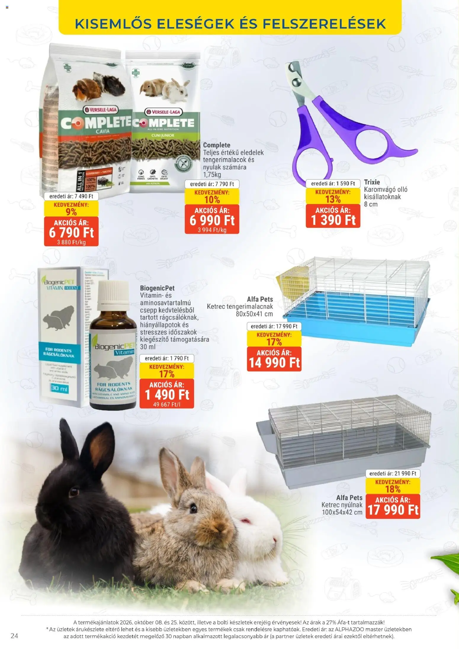 AlphaZoo akciós ujság - amely érvényes a következő dátumtól: 2026.10.08. | Oldal: 24 | Termékek: Vitamin