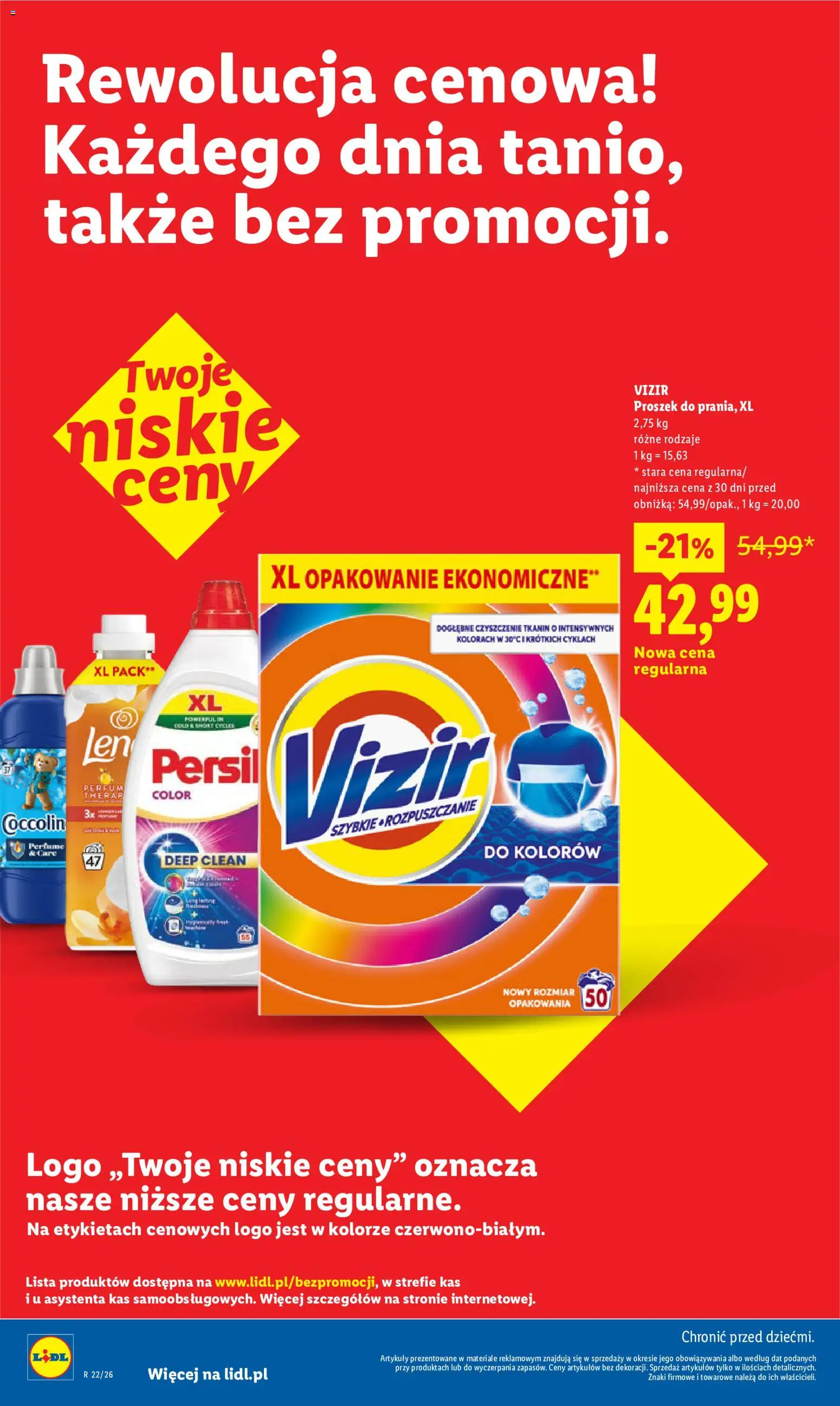 Lidl gazetka - Oszczędzaj każdego dnia od 04.07.2026 | Strona: 8 | Produkty: Proszek, Persil, Vizir, Detergent