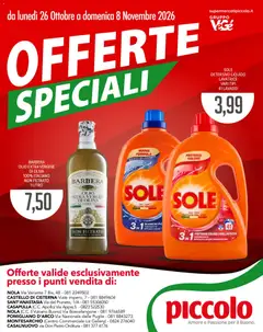 Anteprima del volantino Piccolo volantino Offerte Speciali valido a partire dal 26/10/2026