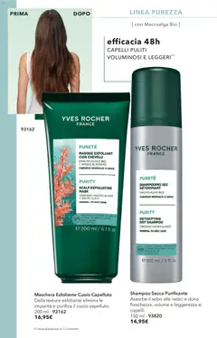 Anteprima del volantino Yves Rocher catalogo Estate Senza Fine valido a partire dal 31/07/2026 | Pagina: 40 | Prodotti: Shampoo, Maschera, Silicone
