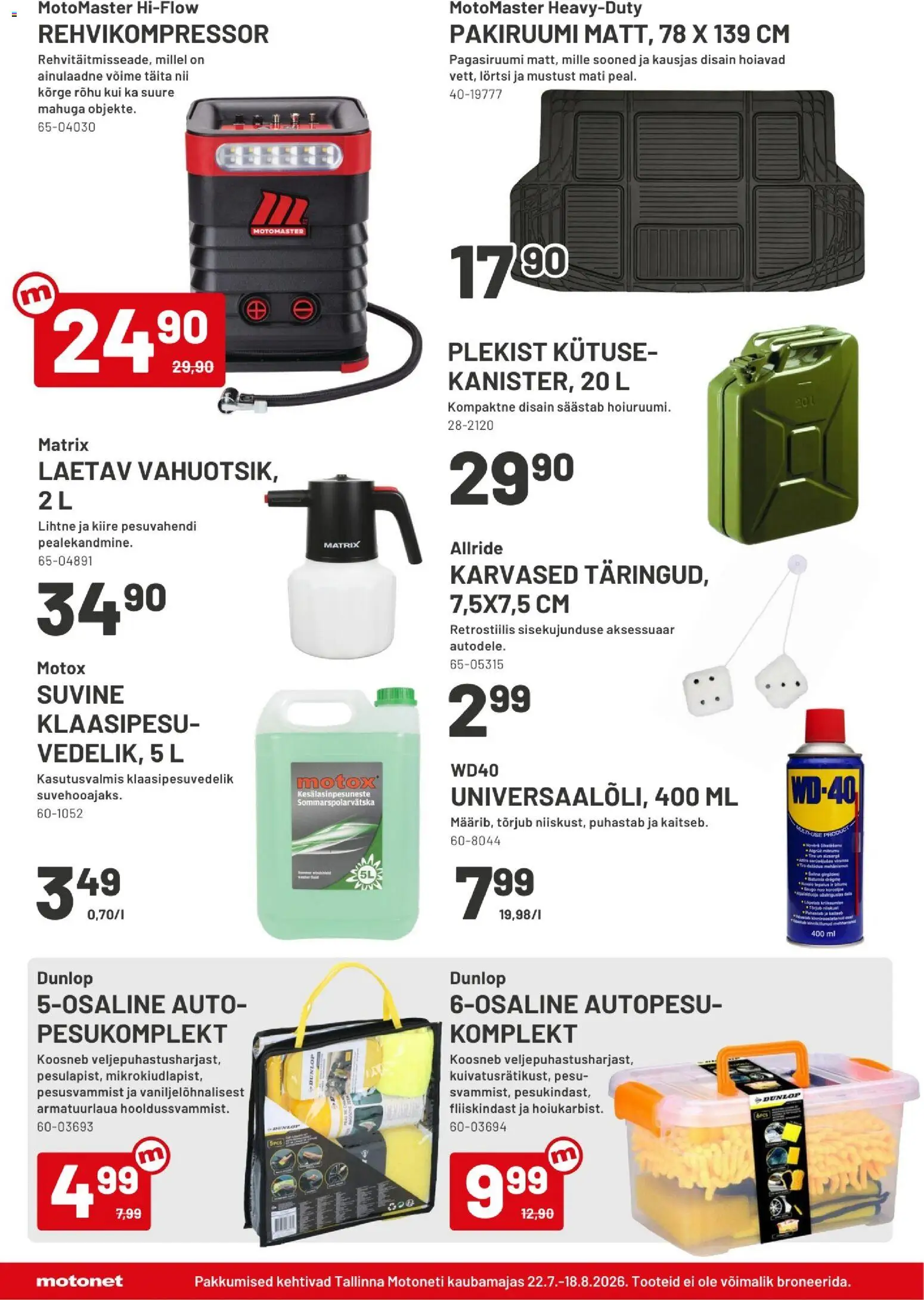 Motonet tarjoukset – voimassa 22/07/2026 alkaen | Sivu: 6