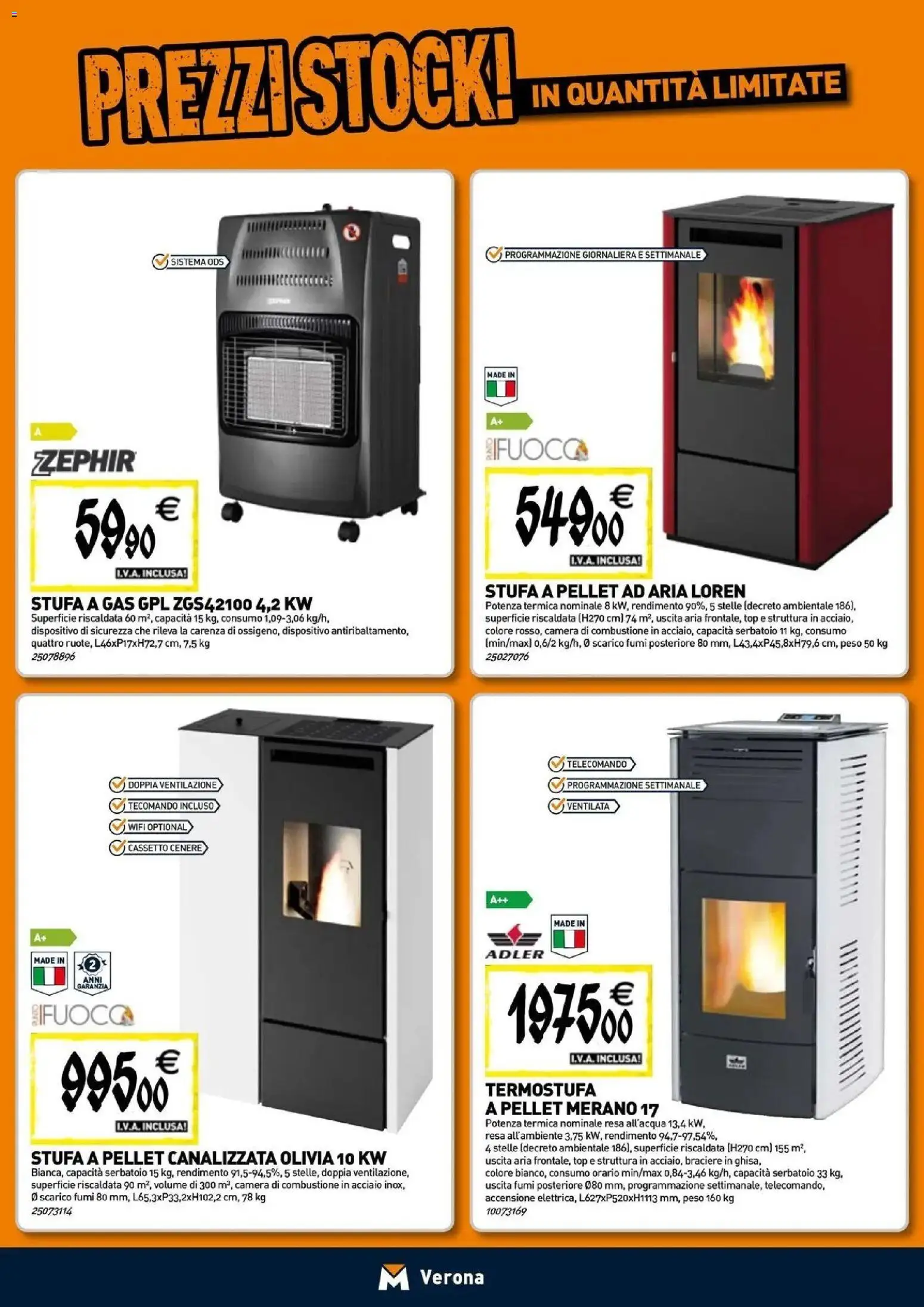 Nuovo TECNOMAT - Straordinari prezzi stock! dal 24/09/2026 > offerte anteprima 🛍️ | Pagina: 8 | Prodotti: Telecomando, Stufa, Top, Stufa a gas