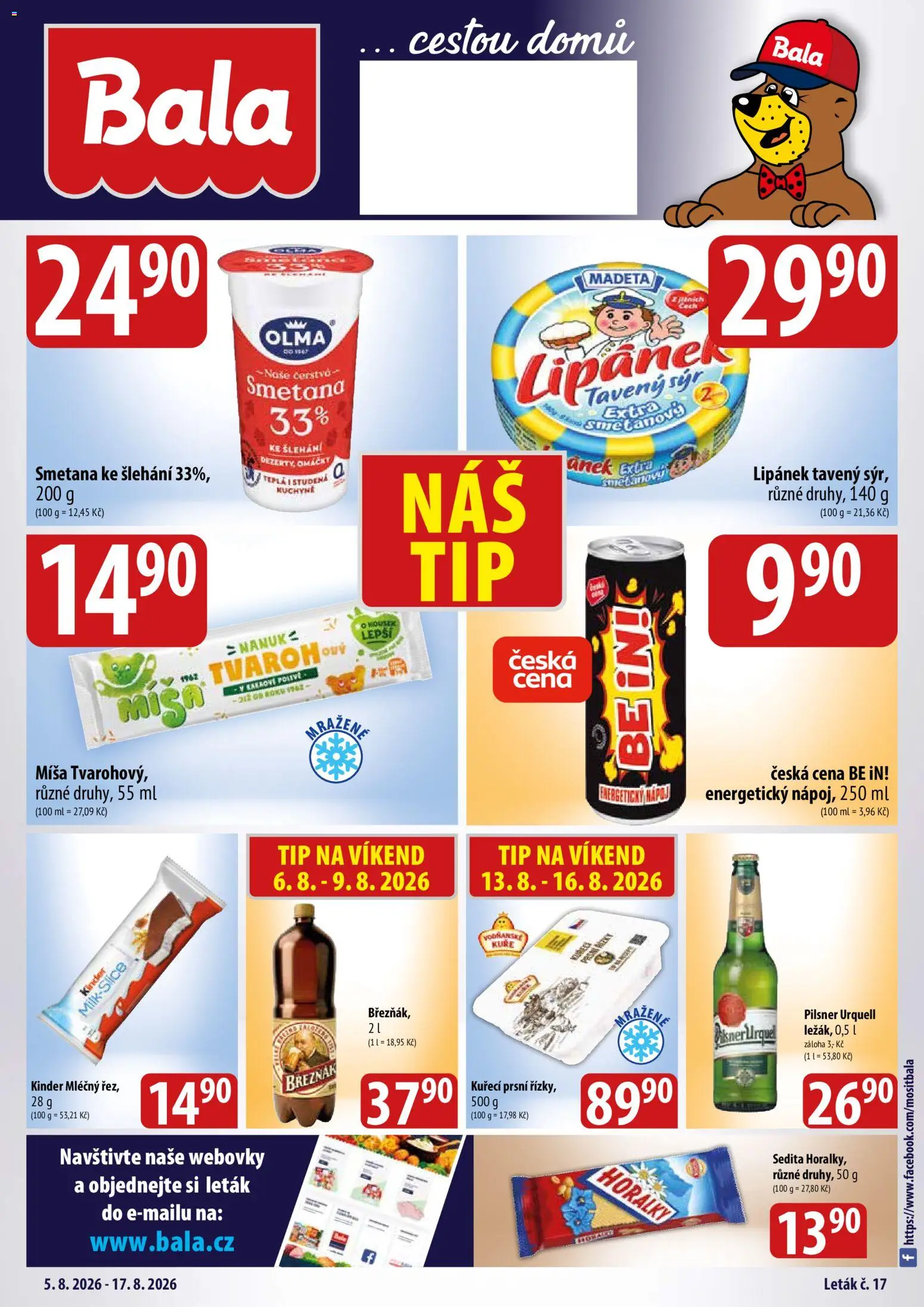 BALA velký leták + od 05.08.2026 | Strana: 1