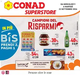 Anteprima del volantino Conad volantino S.Ilario valido a partire dal 09/09/2026