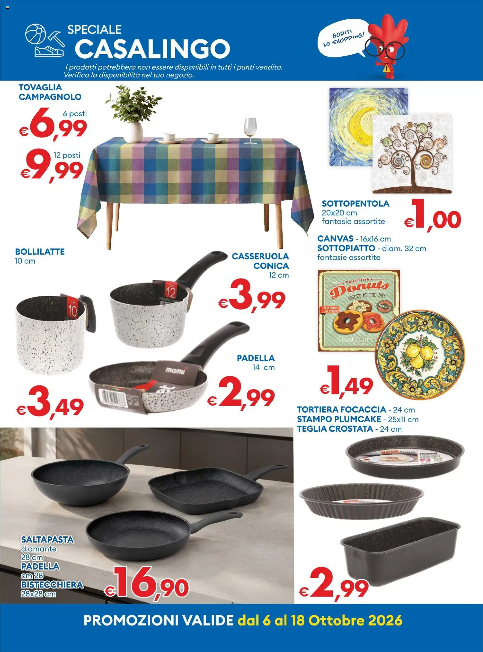 Volantino MD Discount del 06/10/2026 | Pagina: 23 | Prodotti: Teglia, Tortiera, Bistecchiera, Plumcake