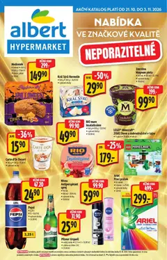 Náhled letáku Albert leták - Hypermarket - Nabídka ve značkové kvalitě od 21.10.2026