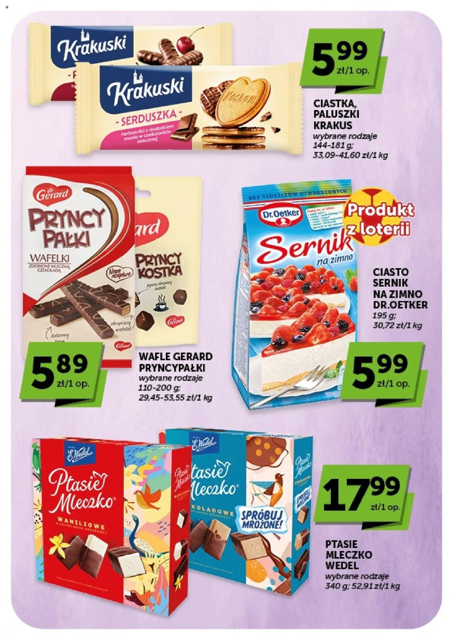 Euro Sklep gazetka od 16.07.2026 | Strona: 35 | Produkty: Wafle, Ciasto, Paluszki, Wafelki