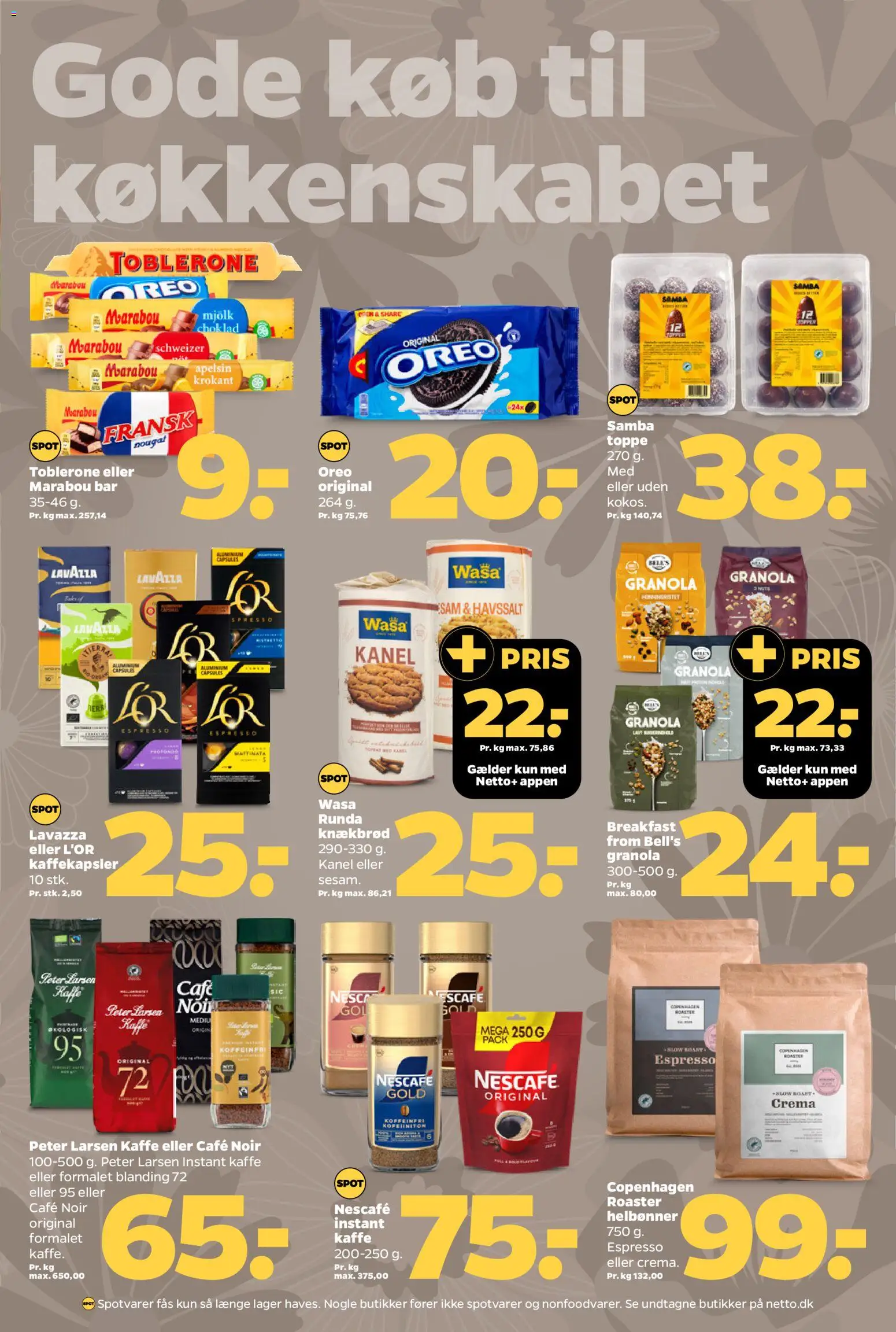 Netto tilbudsavis – gyldig fra 13.06.2026 | Side: 12 | Produkter: Kaffe, Cookies, Knækbrød, Nougat