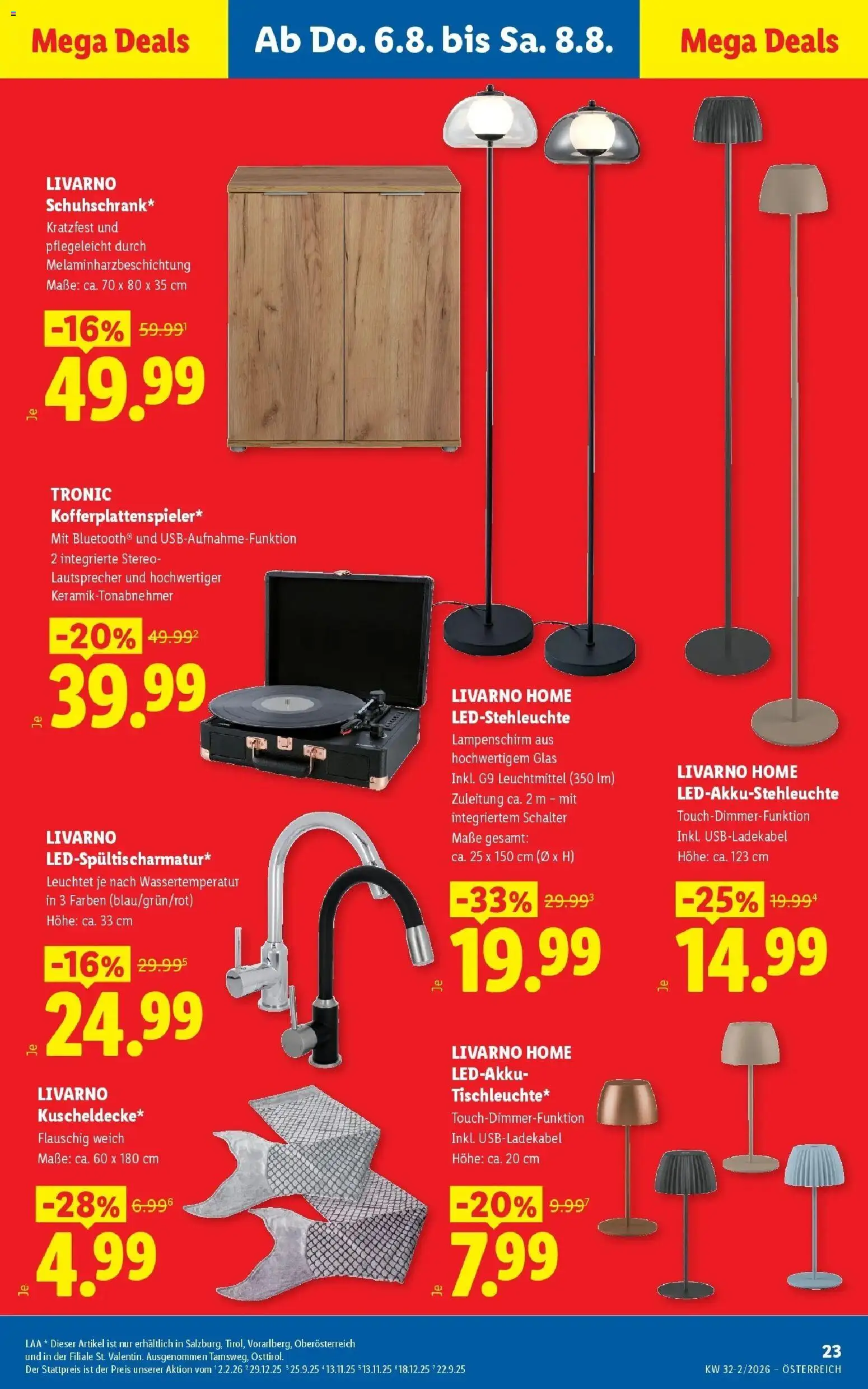 Lidl Flugblatt - Jenbach, Eferding, Dornbirn ab 06.08.2026 - Angebote ab donnerstag | Seite: 26 | Produkte: Player, Lautsprecher