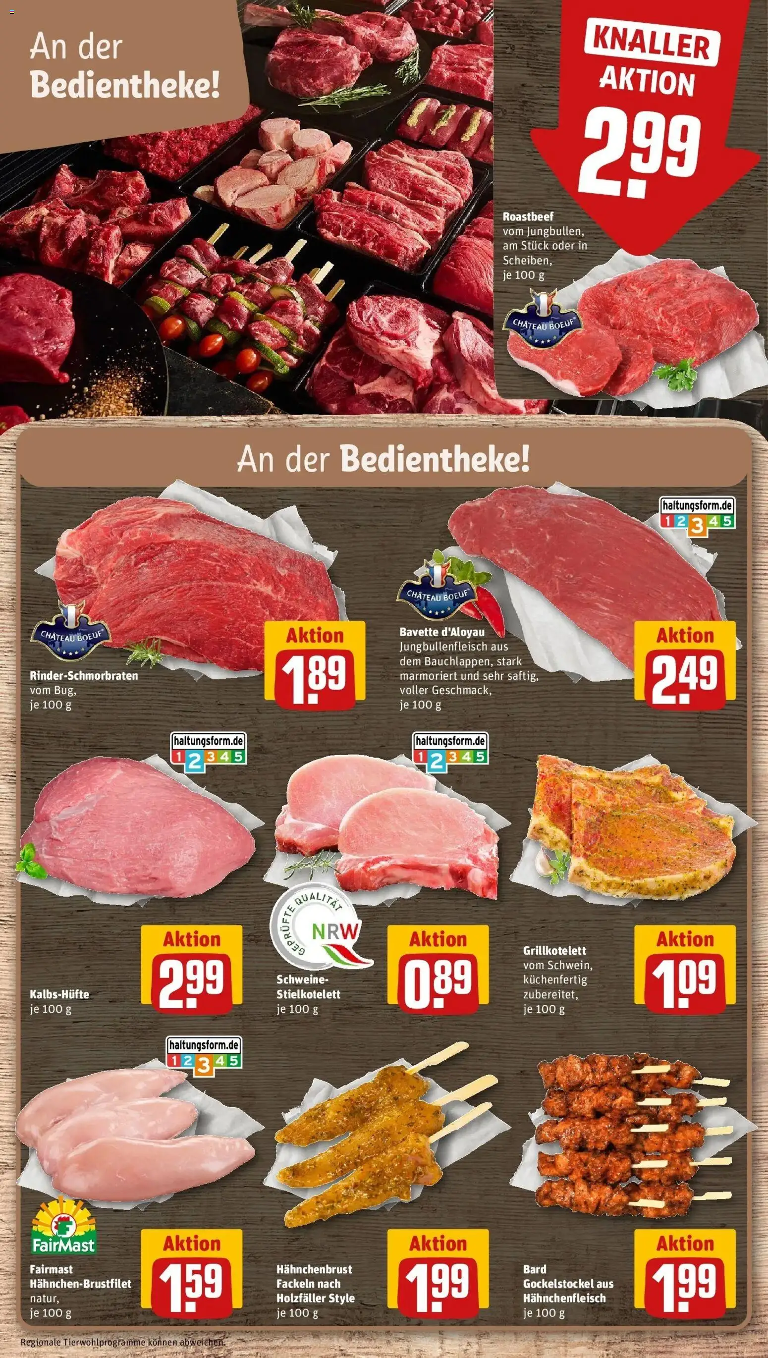 REWE Prospekt ab 24.08.2026 zum Blättern » Angebote | Seite: 8 | Produkte: Roastbeef, Hahnchenbrust