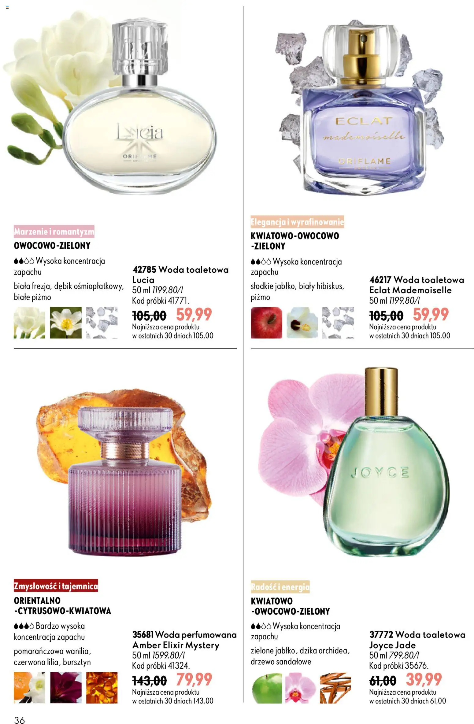 Oriflame Katalog 13 2026 od 09.09.2026 | Strona: 36 | Produkty: Woda toaletowa, Woda