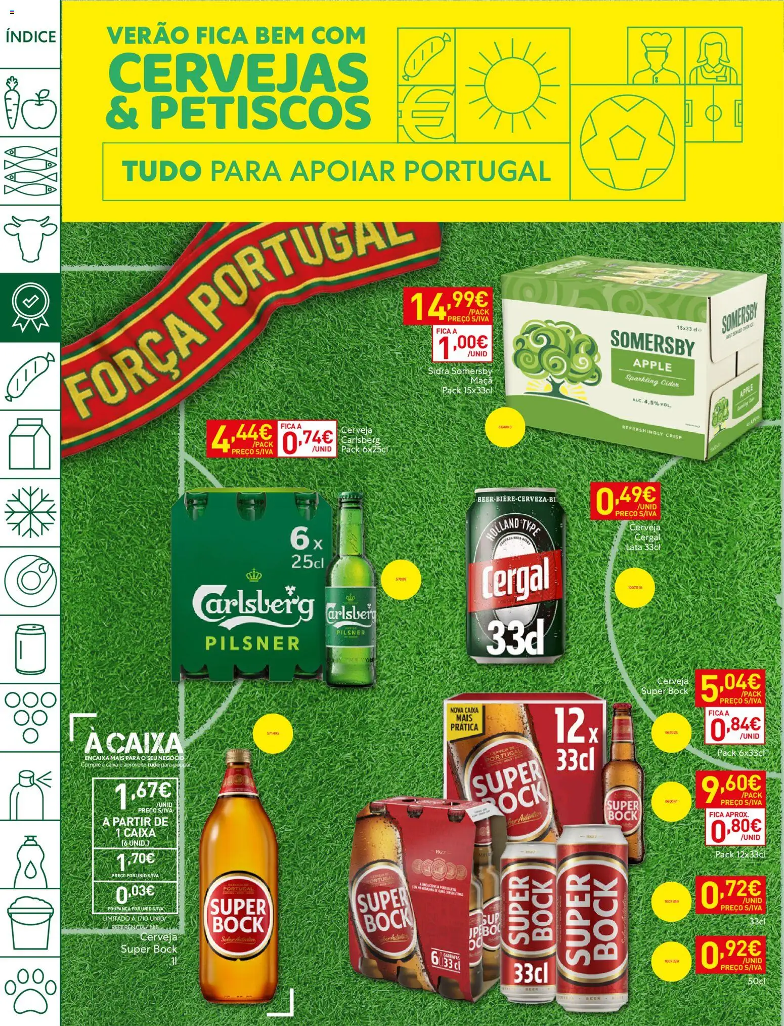 Recheio folheto Madeira │ válido de 16.06.2026 | Página: 8 | Produtos: Super bock, Caixa, Maça, Somersby