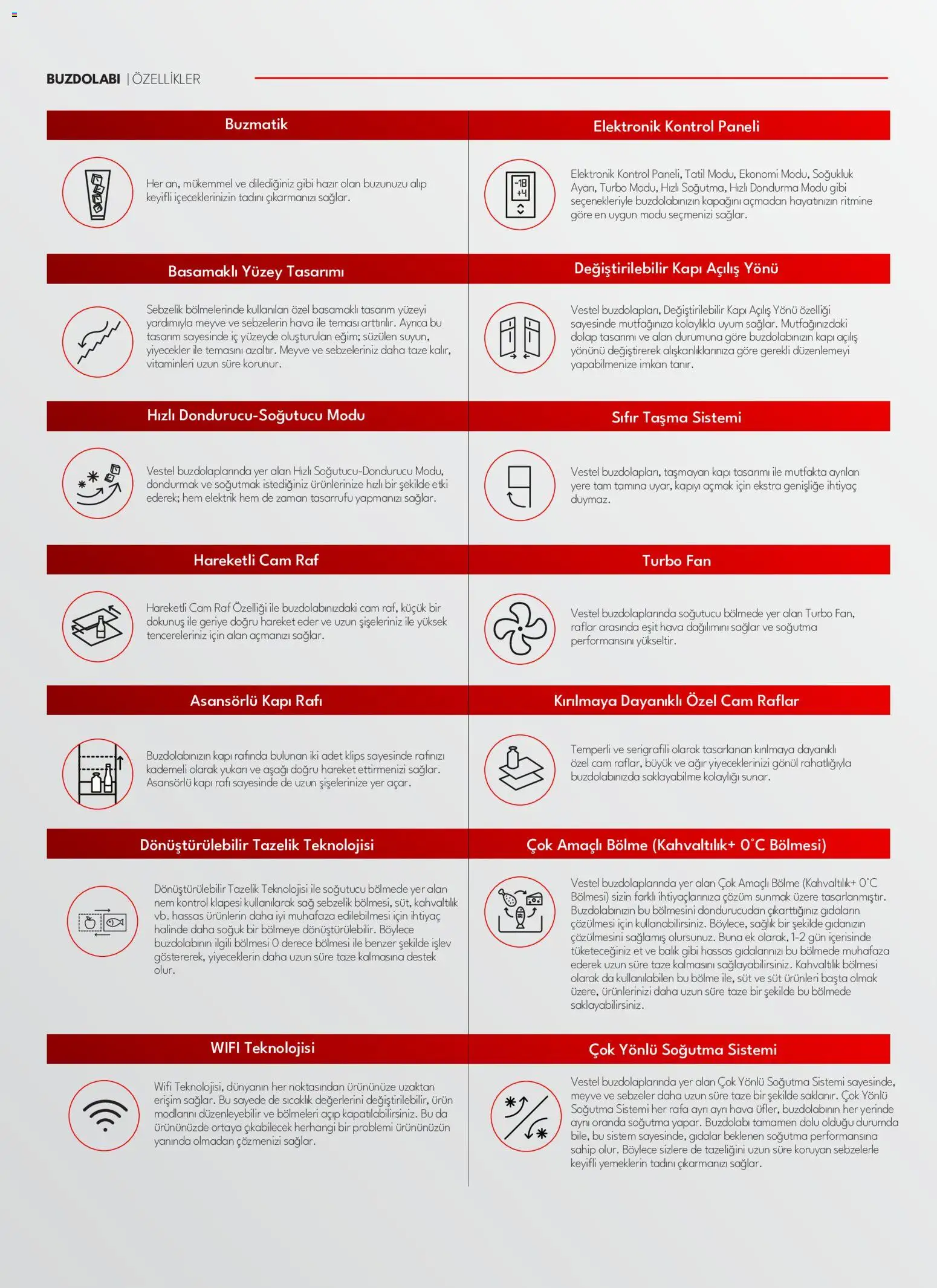 Vestel Beyaz Eşya Katalog - 01 Ekim 2026 tarihinden itibaren geçerlidir | Sayfa: 10 | Ürünler: Süt, Dondurma, Meyve, Sebzeler