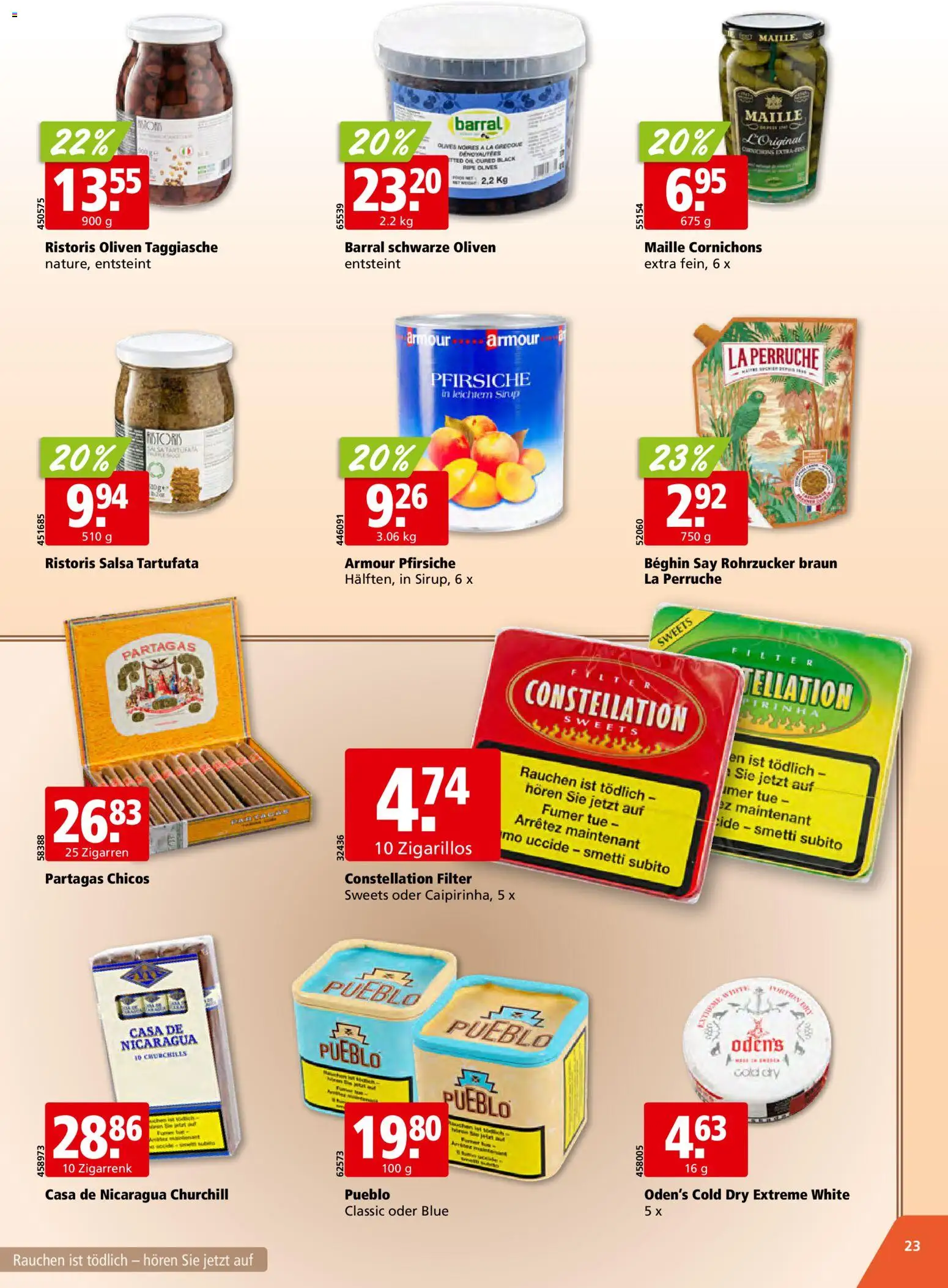 Aligro aktionen Chavannes, Matran, Genf, Sitten – gültig ab 06.07.2026 | Seite: 23 | Produkte: Sirup