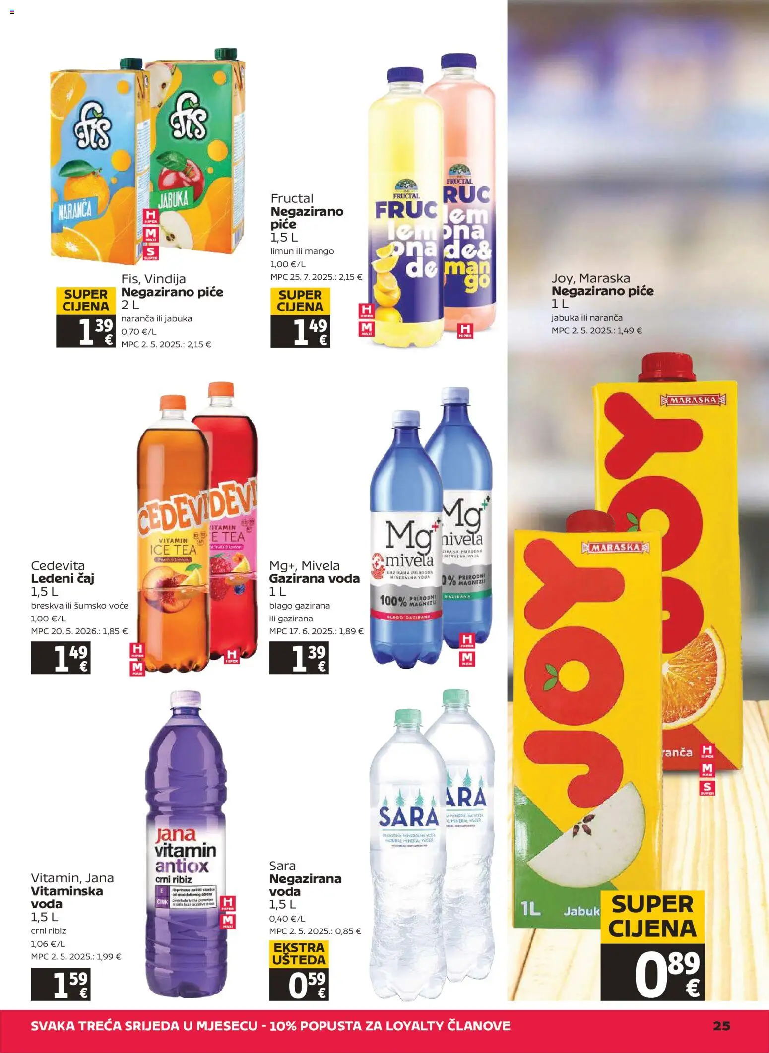 Tommy katalog | vrijedi od 11.06.2026 | Stranica: 25 | Proizvodi: Šumsko voće, Ledeni čaj, Mango, Jabuka