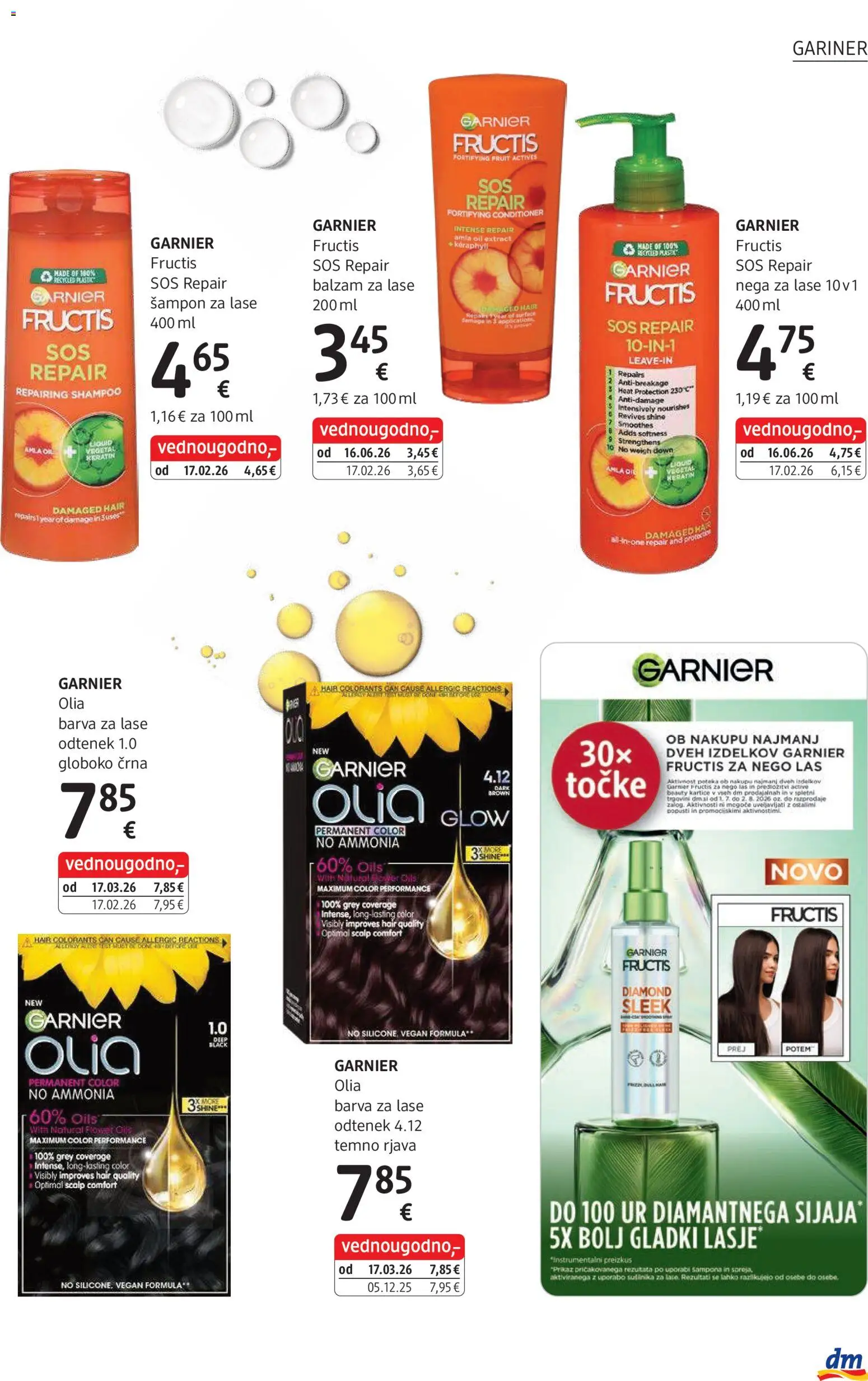 Novi DM Drogerie Markt katalog ponudbe – veljaven od 01.07.2026 | Stran: 17 | Izdelki: Sampon, Balzam za lase, Barva za lase, Barva