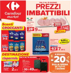 Anteprima del volantino Carrefour volantino Market - Milano valido a partire dal 05.06.2026