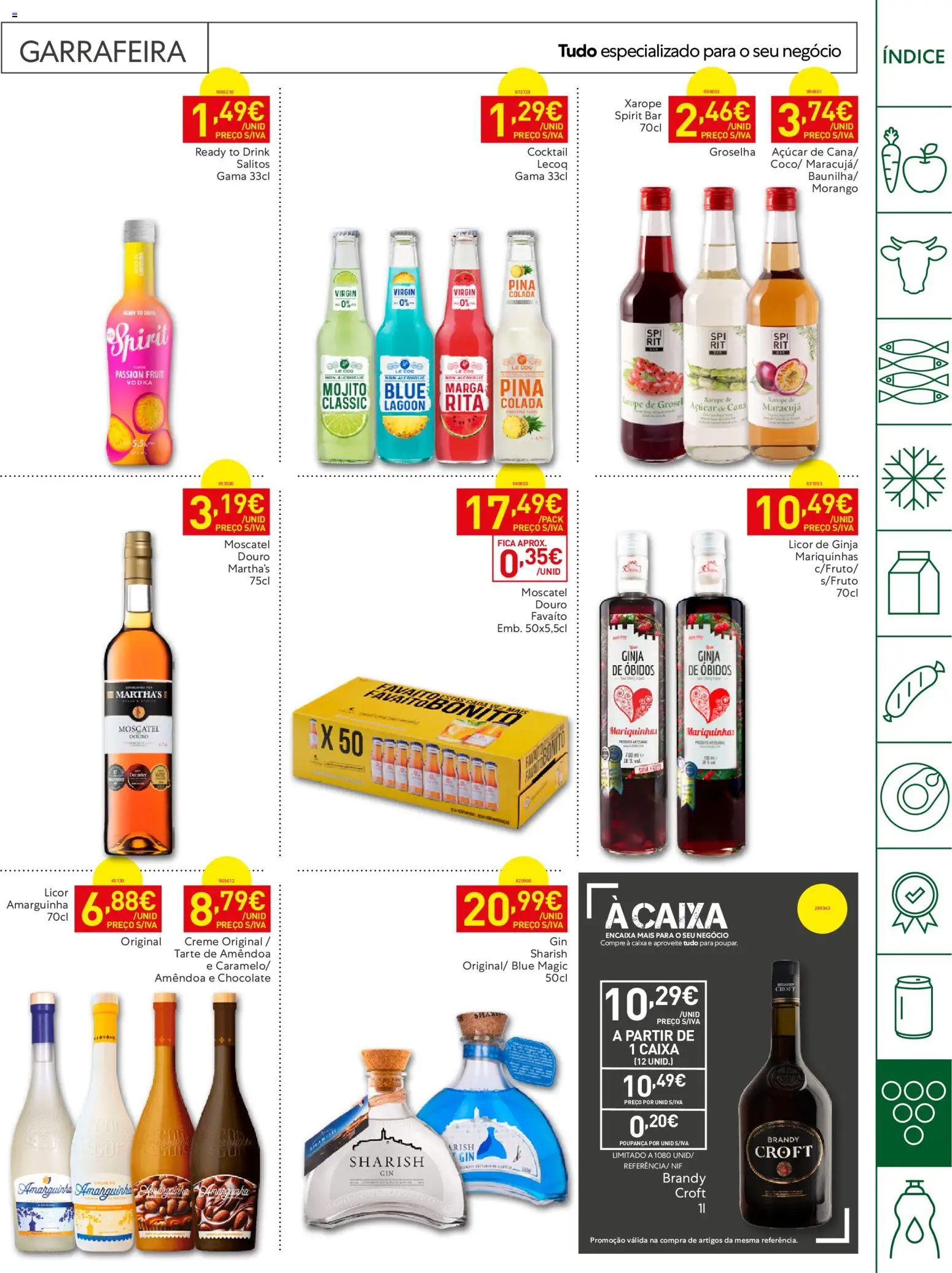 Recheio Horeca │ válido de 23/06/2026 | Página: 25 | Produtos: Licor, Caixa, Tarte, Xarope