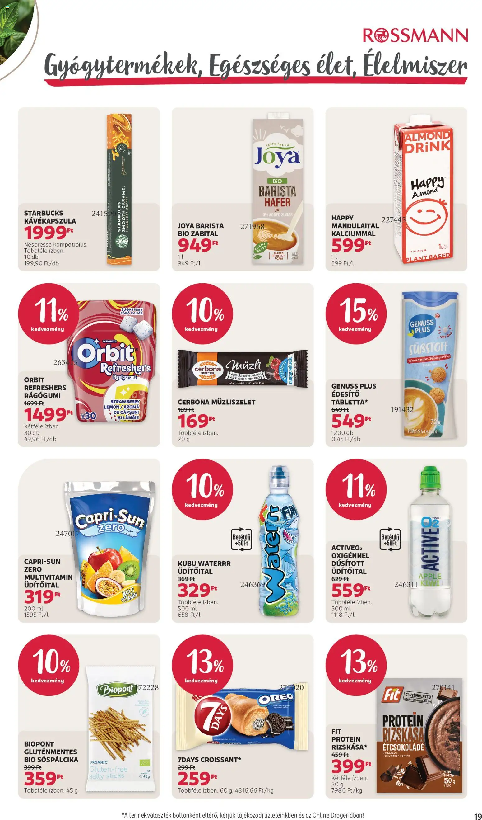 Rossmann akciós ujság - amely érvényes a következő dátumtól: 2026.06.29. | Oldal: 23