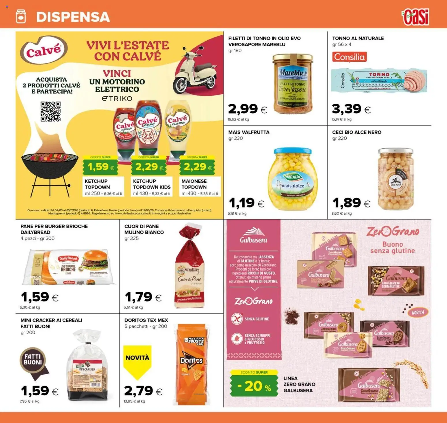 Volantino Oasi del 07.05.2026 | Pagina: 21 | Prodotti: Ketchup, Olio, Tonno al naturale, Forno
