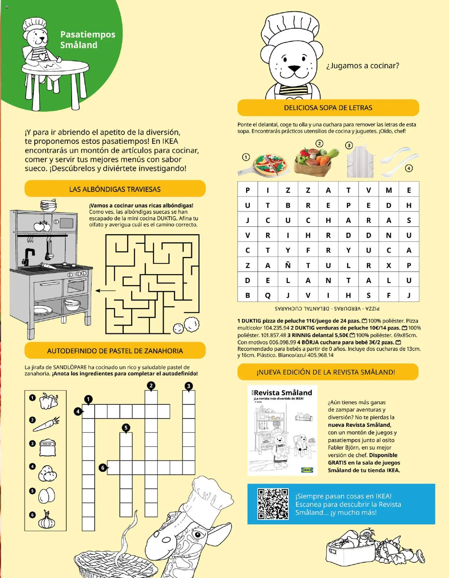 Catálogo IKEA Family │ válido desde el 01.04.2026 | Página: 35 | Productos: Pizza, Zanahoria, Té, Cocina