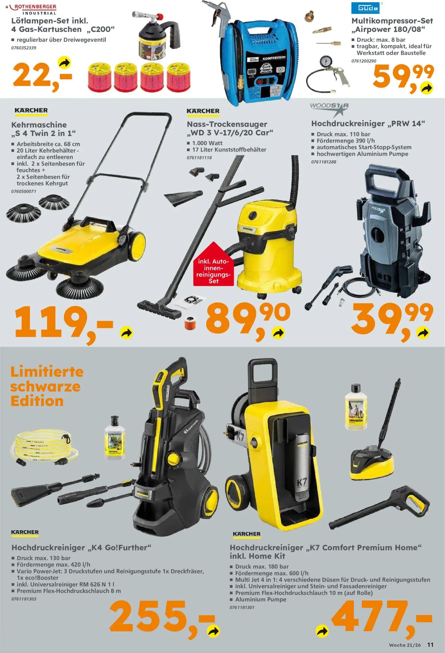 Globus Baumarkt Prospekt Berlin-Treptow	 – gültig ab 18.05.2026 | Seite: 11 | Produkte: Hochdruckreiniger