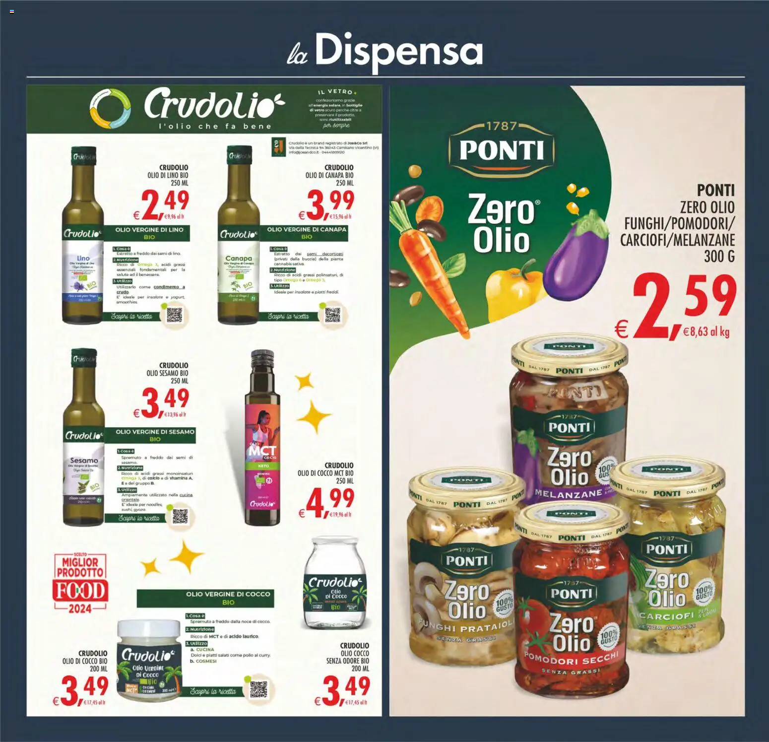 Volantino Decò del 31/07/2026 | Pagina: 19 | Prodotti: Olio, Carciofi, Melanzane, Pomodori secchi