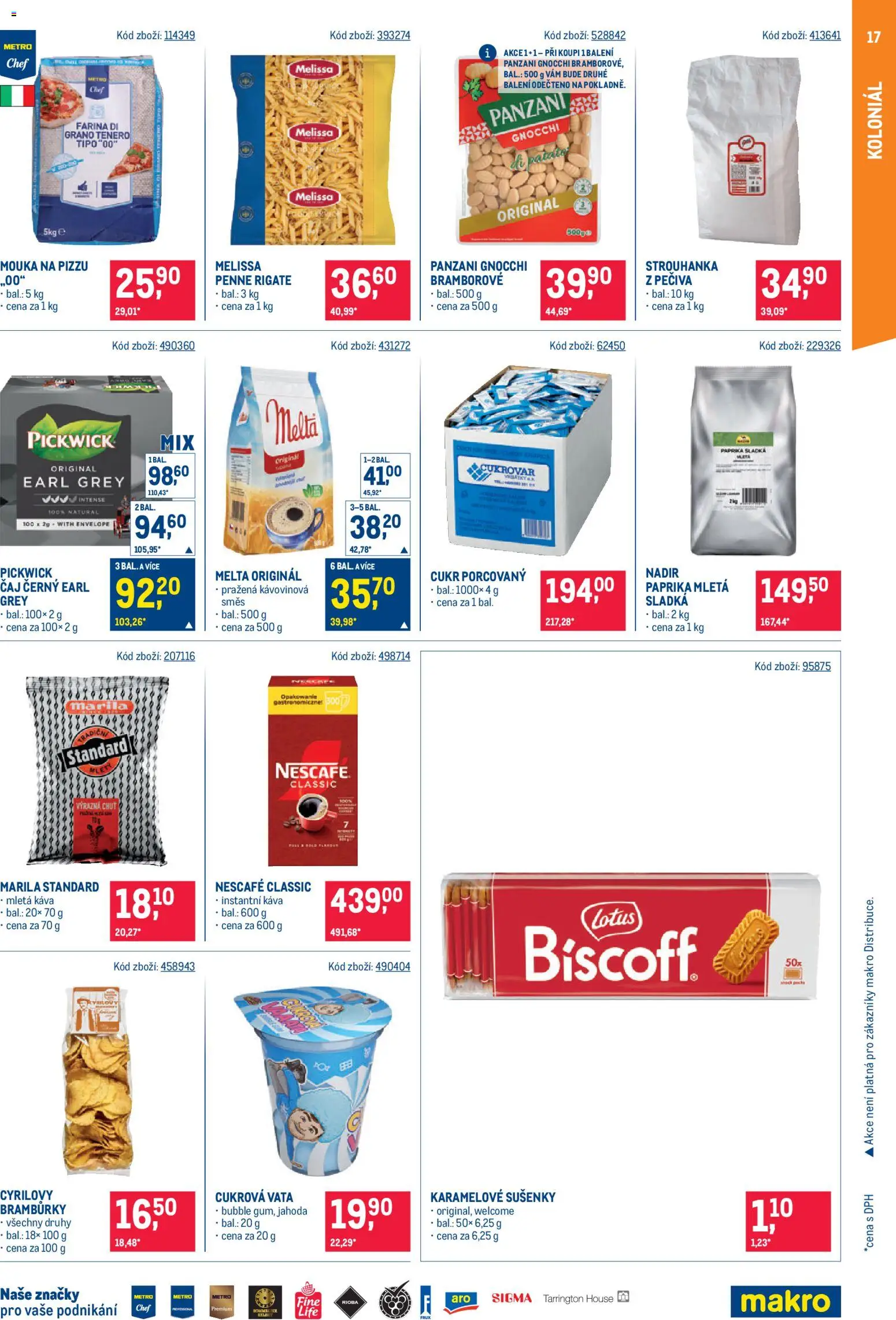 Makro leták - Gastronomie od 20.05.2026 | Strana: 17 | Produkty: Instantní káva, Paprika, Lotus, Sušenky
