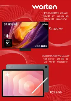 Pré-visualização Worten Promoções válido de 19/09/2026 | Página: 4 | Produtos: Tablet