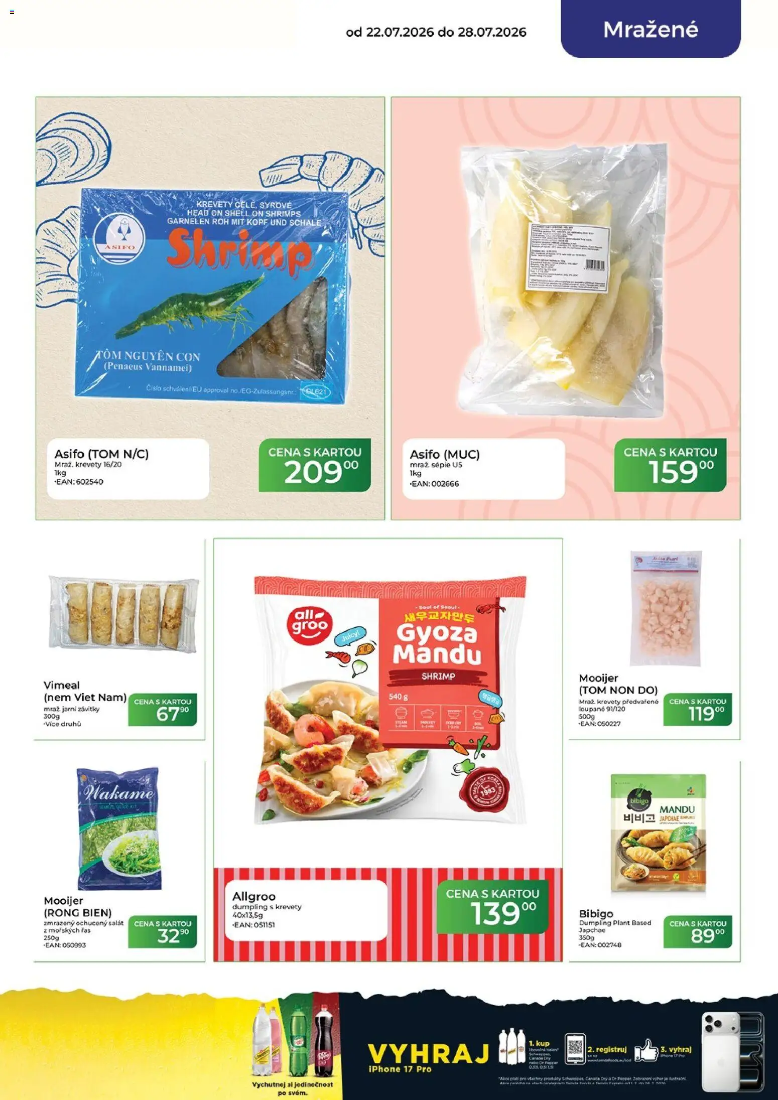 Tamda Foods leták od 22.07.2026 | Strana: 21 | Produkty: Salát, Gyoza, Iphone, Wakame