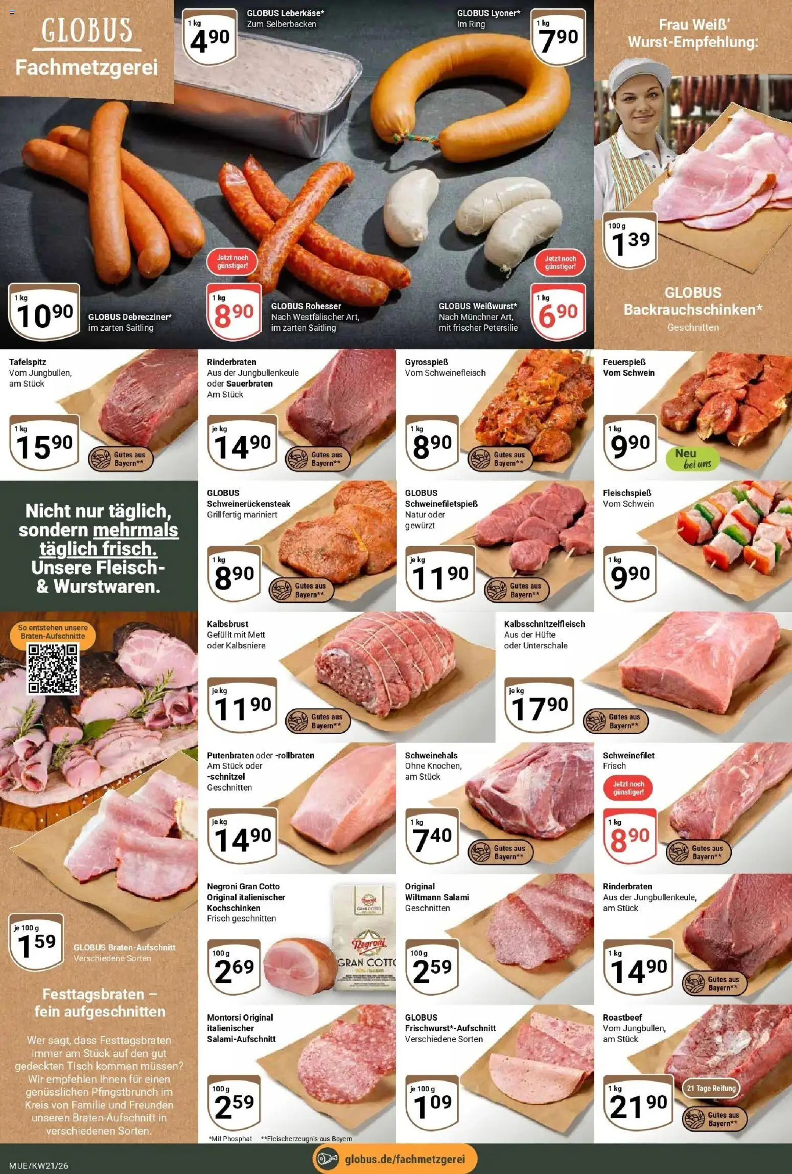 Globus Prospekt Mühldorf – gültig ab 17.05.2026 | Seite: 7 | Produkte: Tisch, Schweinefilet, Petersilie, Schweinefleisch
