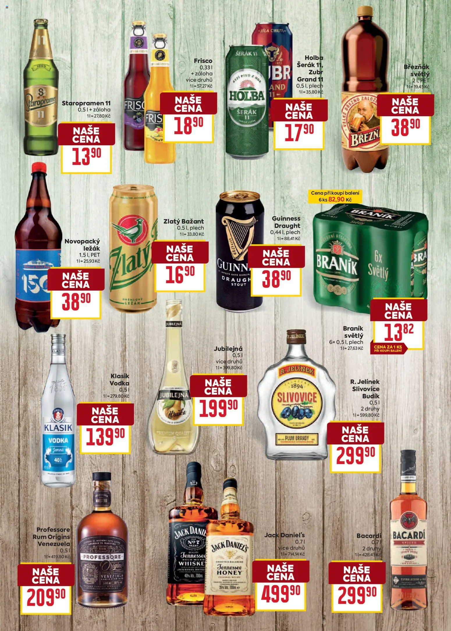Billa leták Grill od 19.08.2026 | Strana: 9 | Produkty: Professore rum, Bacardi, Budík, Slivovice