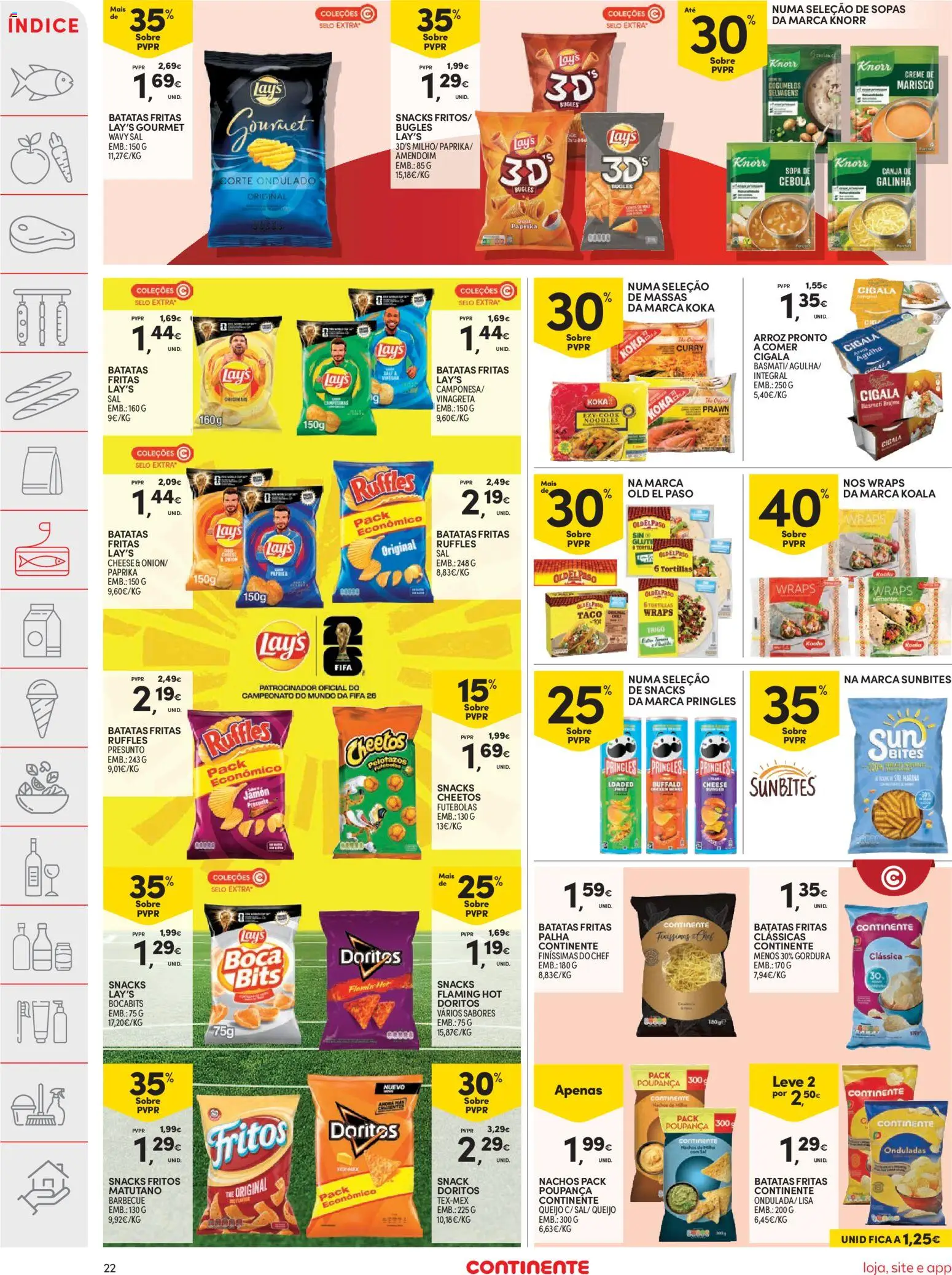 Continente folheto │ válido de 23/06/2026 | Página: 24 | Produtos: Cebola, Sopa, Queijo, Presunto