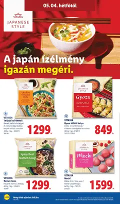 Ramen leves, Fűszeres marha / zöldség 400 g - amely érvényes a következő dátumtól: 30.04.2026 | Oldal: 58