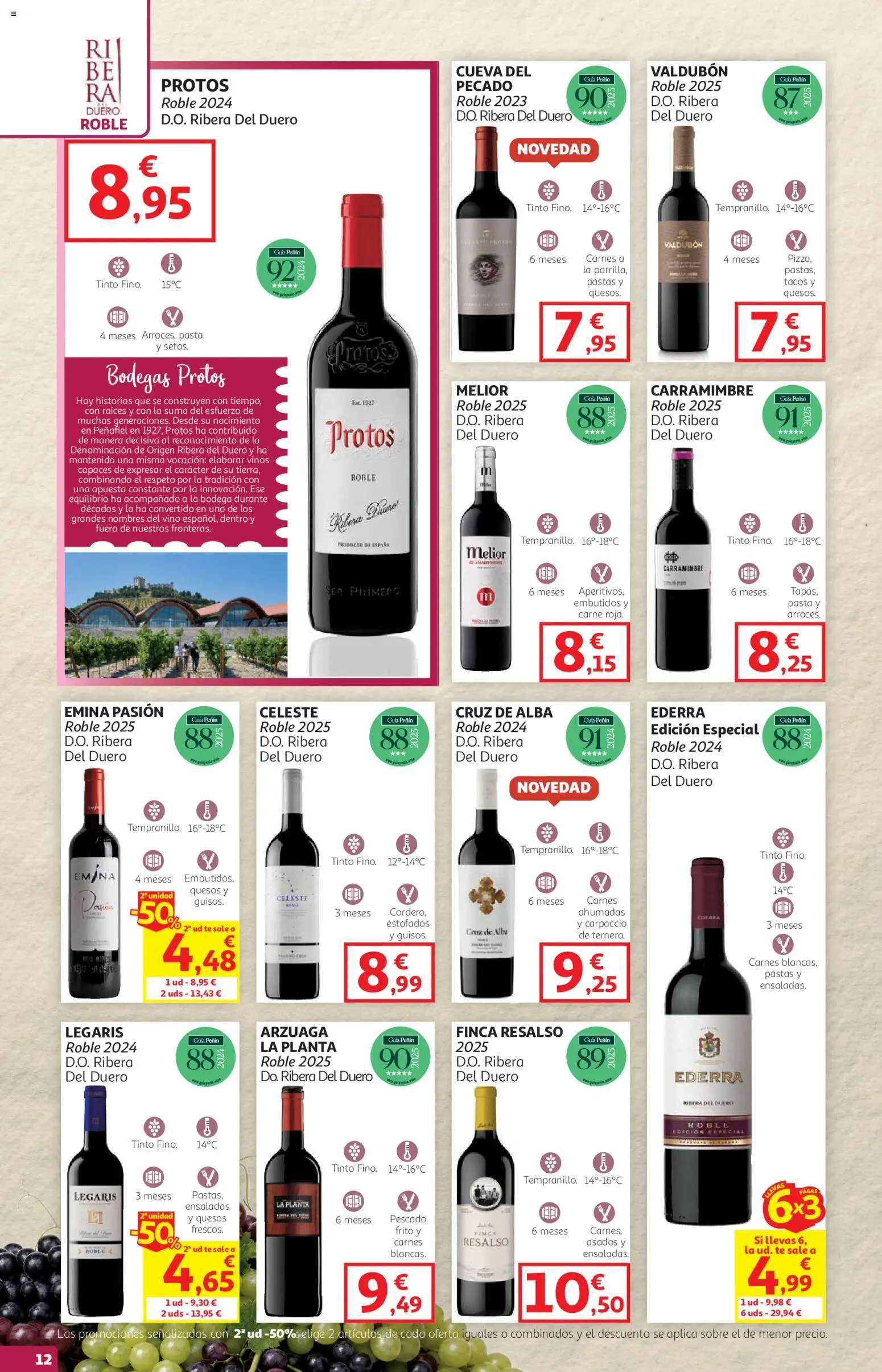 Alcampo - HG Castilla La Mancha │ válido desde el 08/10/2026 | Página: 12 | Productos: Pescado, Pasta, Embutidos, Carne