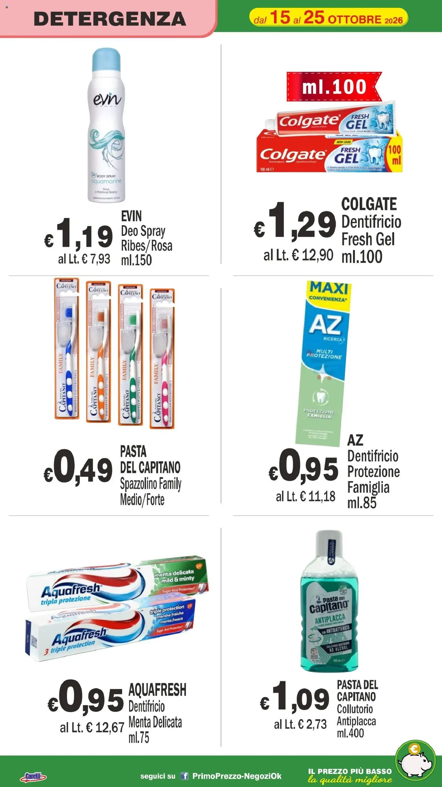 Volantino Primo Prezzo del 15/10/2026 | Pagina: 28