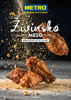 Metro katalog Živinsko meso - pregled Metro kataloga - važi od 01.07.2026