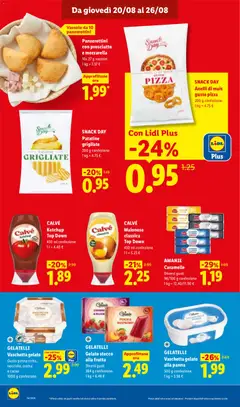 Anteprima del volantino GELATELLI Vaschetta gelato alla panna, 500 g confezione valido a partire dal 20/08/2026 | Pagina: 18